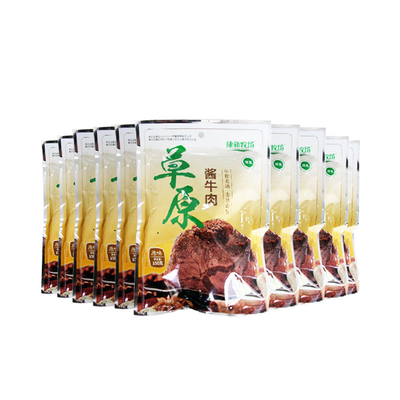 科尔沁康新牧场香美酱卤牛肉 康新牧场草原酱牛肉  16袋装150g/袋 - 图3