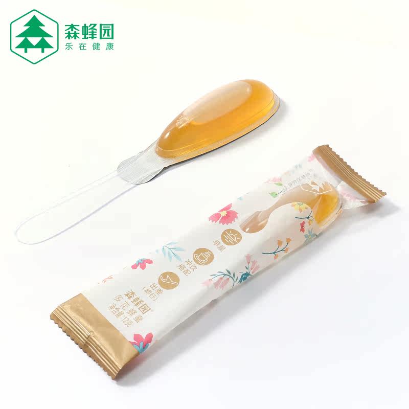 森蜂园多花蜂蜜便携条懒人5懒人勺 森蜂园保健品蜂蜜