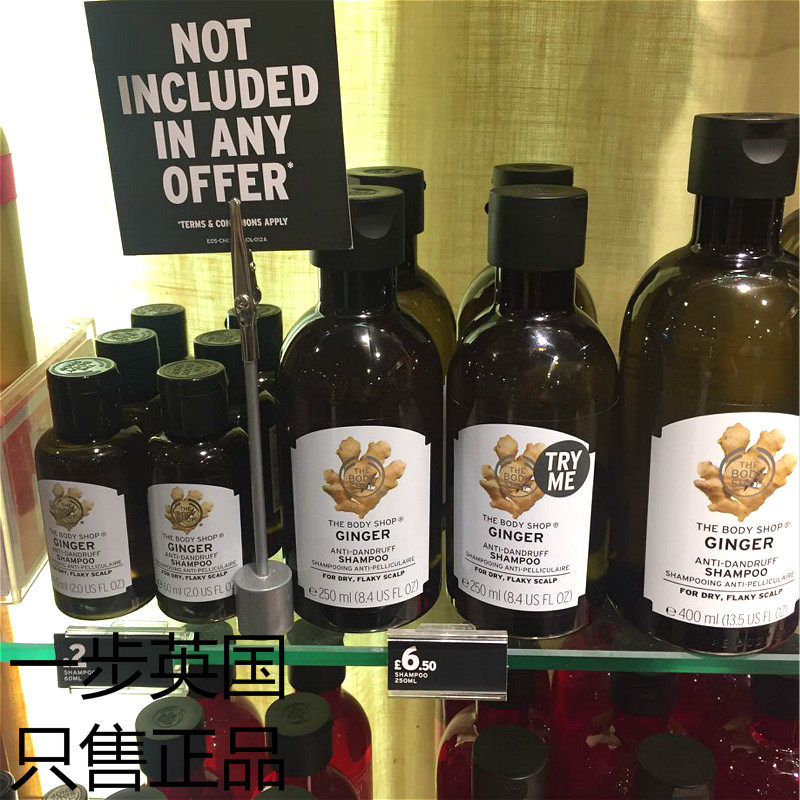 the body shop shampoo ginger