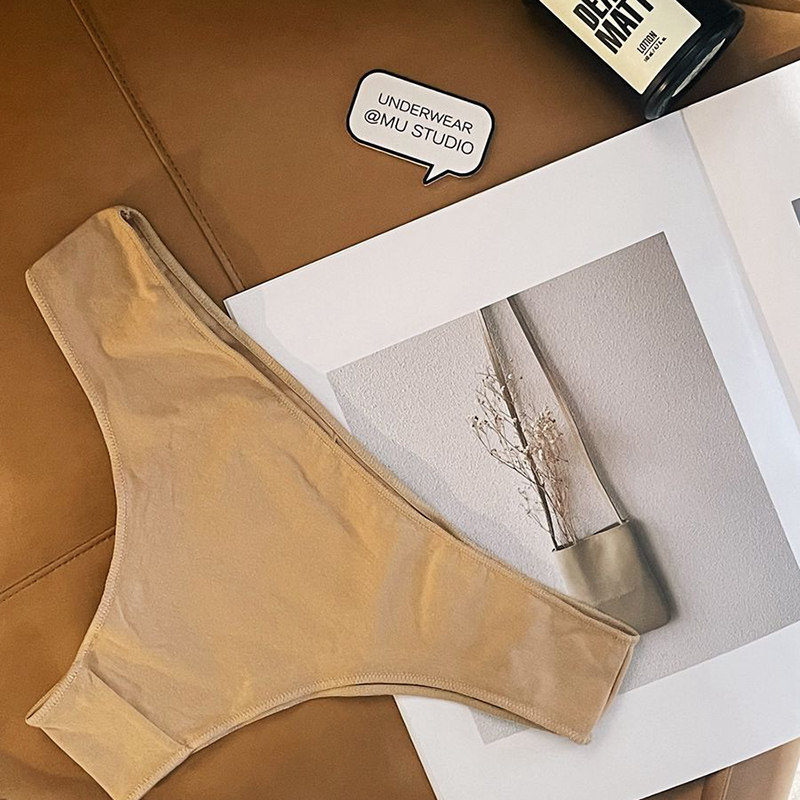 纯棉内裤欧美半包臀大码丁字裤纯色薄款透气运动健身舒适女士内裤,淘宝优惠券,粉丝福利购,淘宝优惠卷