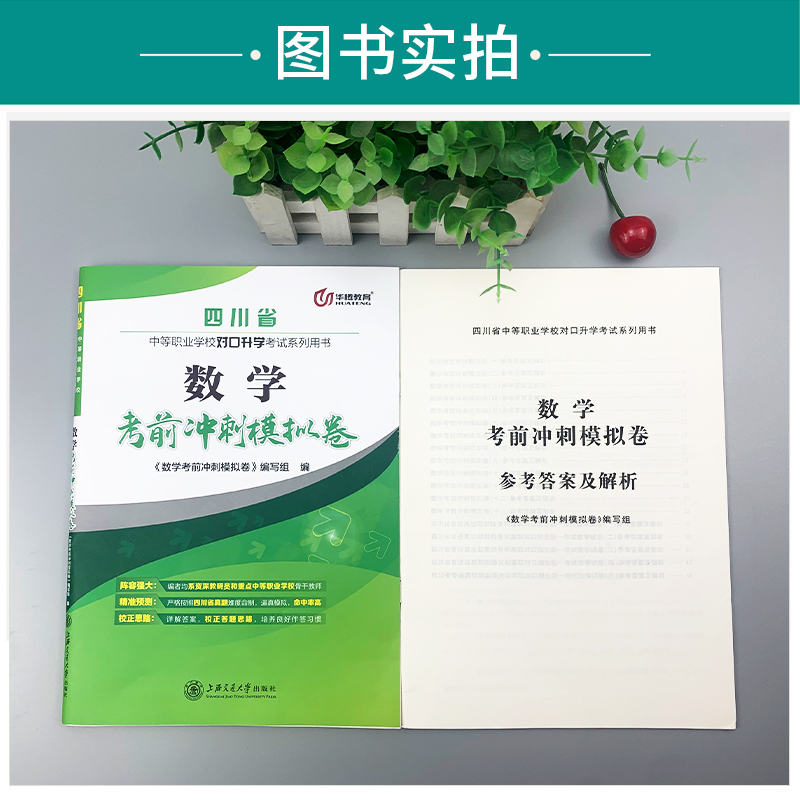 2024考试适用中职统招数学真题模拟试卷四川省对口升学数学考前冲刺模拟卷职高中职生对口升学统招数学复习资料试题冲刺模拟试卷