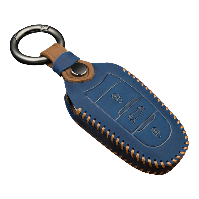 雪铁龙钥匙套新爱丽舍C4L C4世嘉云逸 C3-XR 天逸C5 C6真皮包扣壳 - 图3