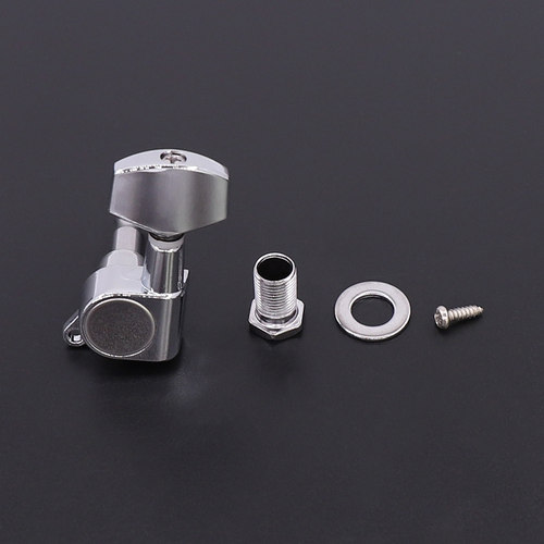 青歌XN06民谣吉他弦钮旋钮弦轴银色木吉他弦扭上弦器全封闭调弦钮 - 图0