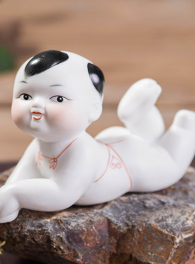 陶瓷情侣添丁结婚礼物婚礼送子