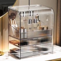 Cosmetics containing box dust-proof transparent table top dressers large capacity skincare high level high sense shelve acrylic box