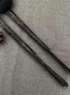 全棕竹折扇苏工纯手工文玩扇子95寸18方老棕竹大茄头竹扇子空白面
