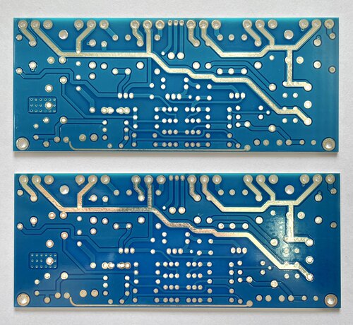 单声道300W功放板1943+5200大功率 东芝对管后级 PCB空版 一对价 - 图0