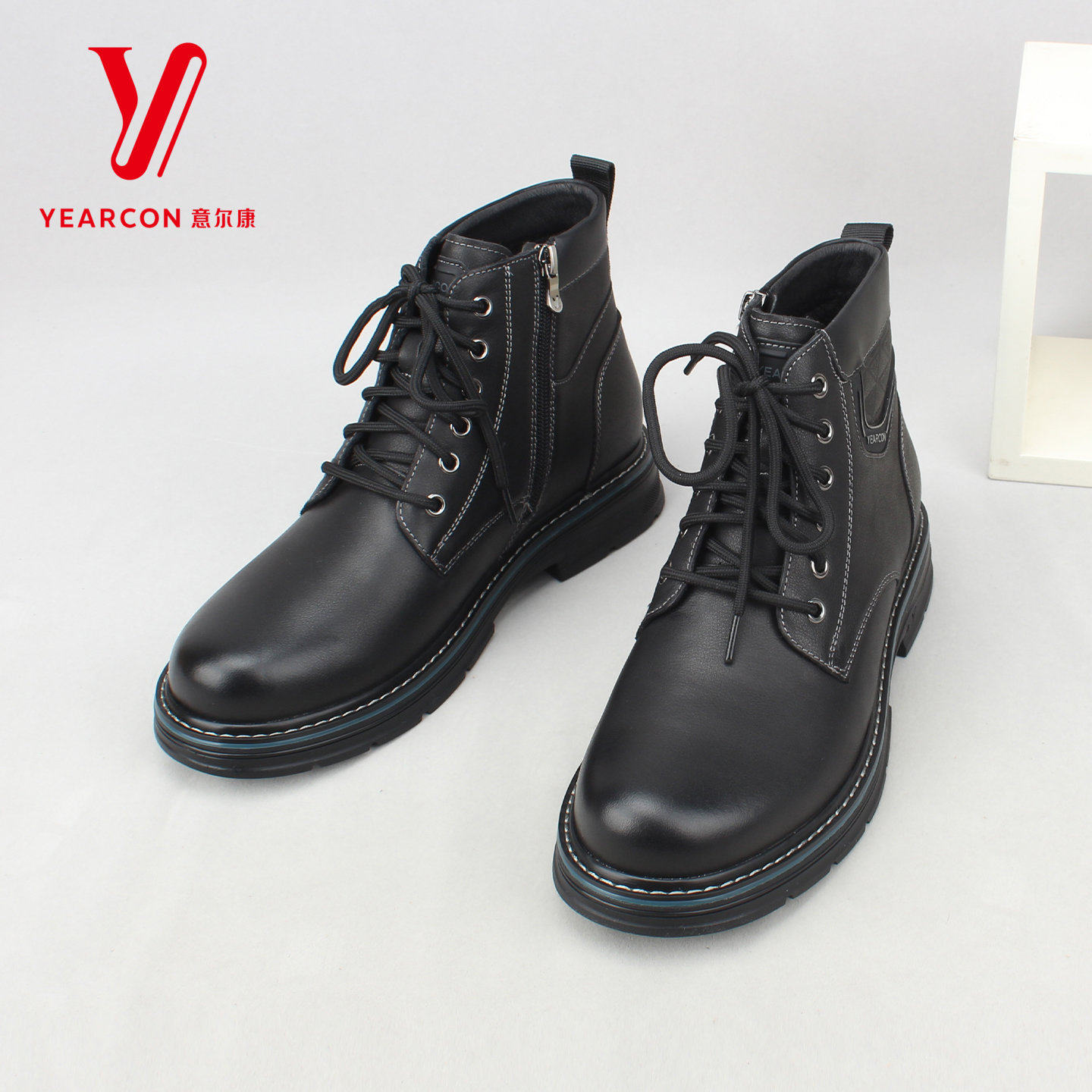 意尔康男鞋冬季新款大黄靴马丁靴男高帮鞋加绒保暖,淘宝优惠券,粉丝福利购,淘宝优惠卷