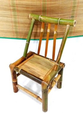 家用竹椅秋进手工竹制靠背椅家具