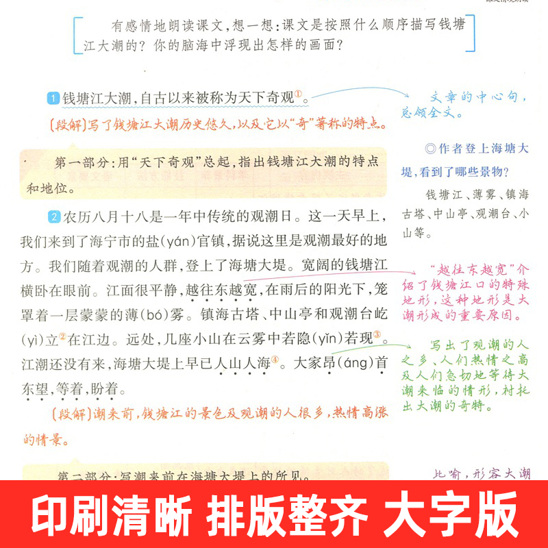 2024大字版小学教材完全解读六年级上册三四五年级一二年级语文数学英语新课标人教版湘少小学生教材同步课本讲解教材解读课堂笔记 - 图2