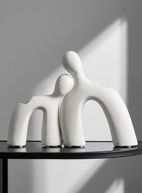 现代简约抽象人物创意装饰摆件