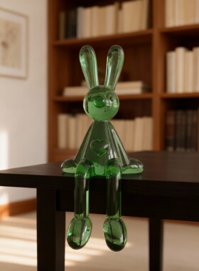 小众设计师款白色卡通熊花盆摆件