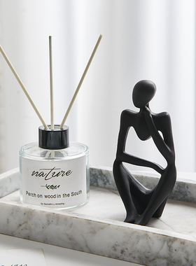 速发艺术抽象人物意塑摆公酒柜书柜柜子办件室桌面创雕装饰品