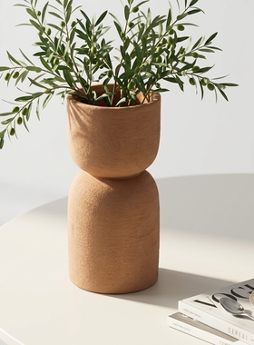 简约风天然陶土花瓶家居摆件