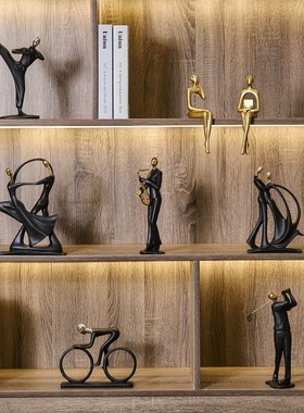 轻奢酒柜装饰摆件高档家居客厅电视柜书柜办公室摆设乔.迁新居礼