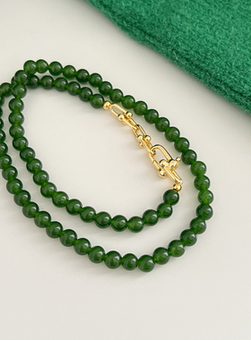 doudoustore绿玉髓项链