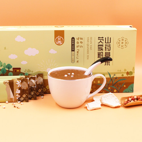 [买2送1]山药薏米芡实粉食品谷物营养早餐富硒猴头菇小米粥糊 - 图2