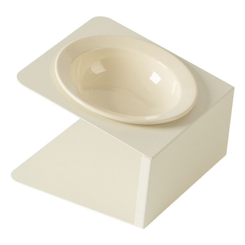 Lizzop陶瓷大口径斜口宠物猫咪碗高脚护颈椎防打翻饮水粮食猫狗碗,淘宝优惠券,粉丝福利购,淘宝优惠卷