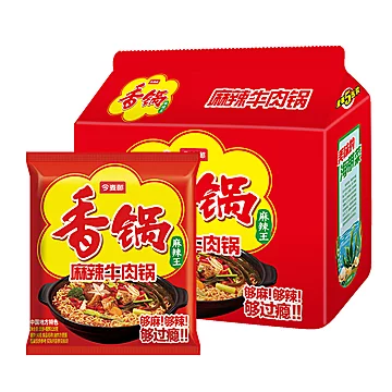 今麦郎麻辣香锅方便面免煮泡面10袋