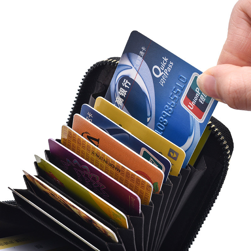 防盗刷防消磁卡包男证件包一体钱包 依古比古卡包