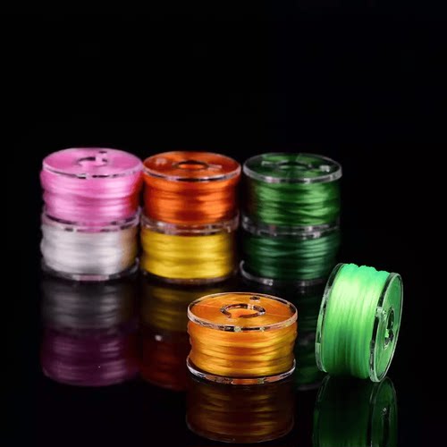 手串弹力绳串珠绳穿珠子的弹力线扁丝文玩水晶手链绳编绳高端耐磨 - 图2