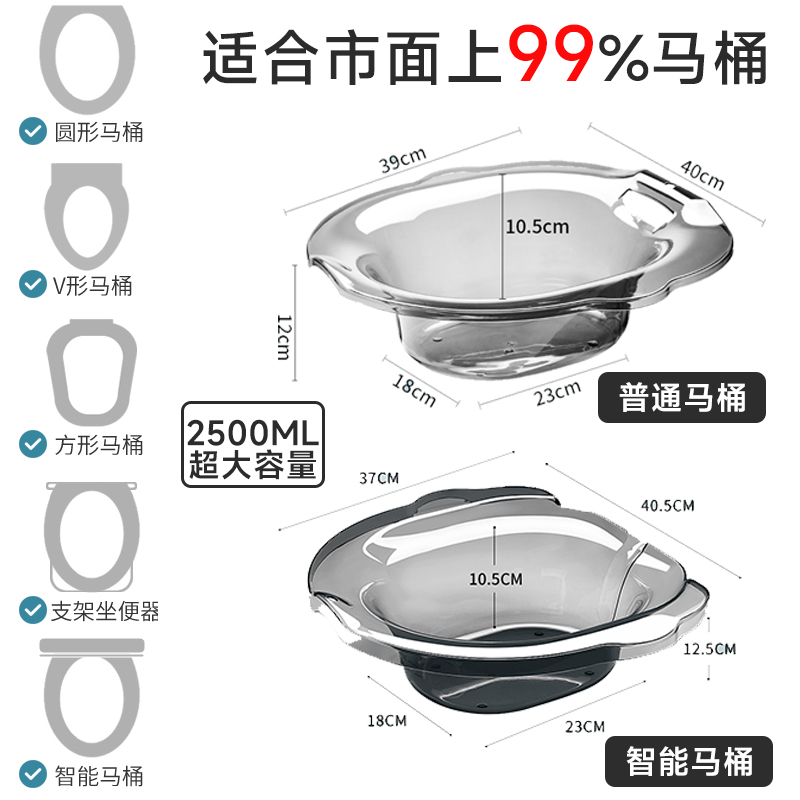 坐浴盆女男痔疮孕妇免蹲女士专用熏洗马桶洗屁股pp产妇月子马桶盆-图0