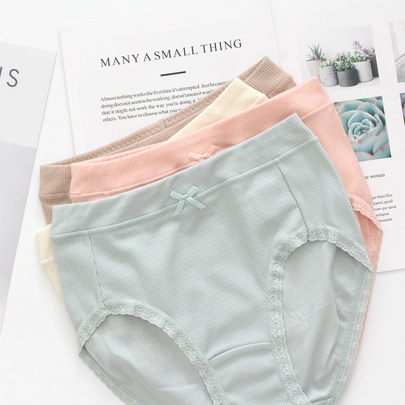 日单秋冬中高腰100%全棉女士内裤螺纹纯棉女短裤 包臀舒适有大码,淘宝优惠券,粉丝福利购,淘宝优惠卷
