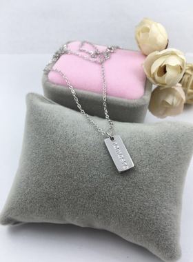 瑜伽达人925银镀金项链