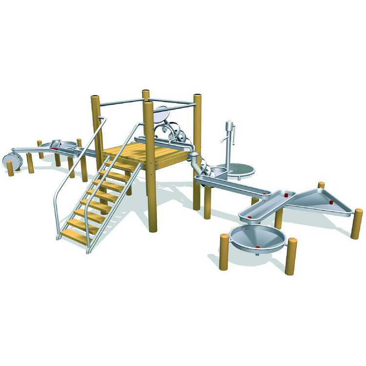 不锈钢定制阿基米德取水器户外公园儿童沙池玩具不锈钢玩水设备 - 图3