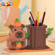 Internet celebrity Kapibala pen holder building block assembly toy
