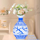 Blue and white porcelain building blocks 2024 new assembly toy ornaments