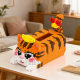 Extra large sunflower cat and panda building block toy