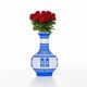 Blue and white porcelain building blocks 2024 new assembly toy ornaments