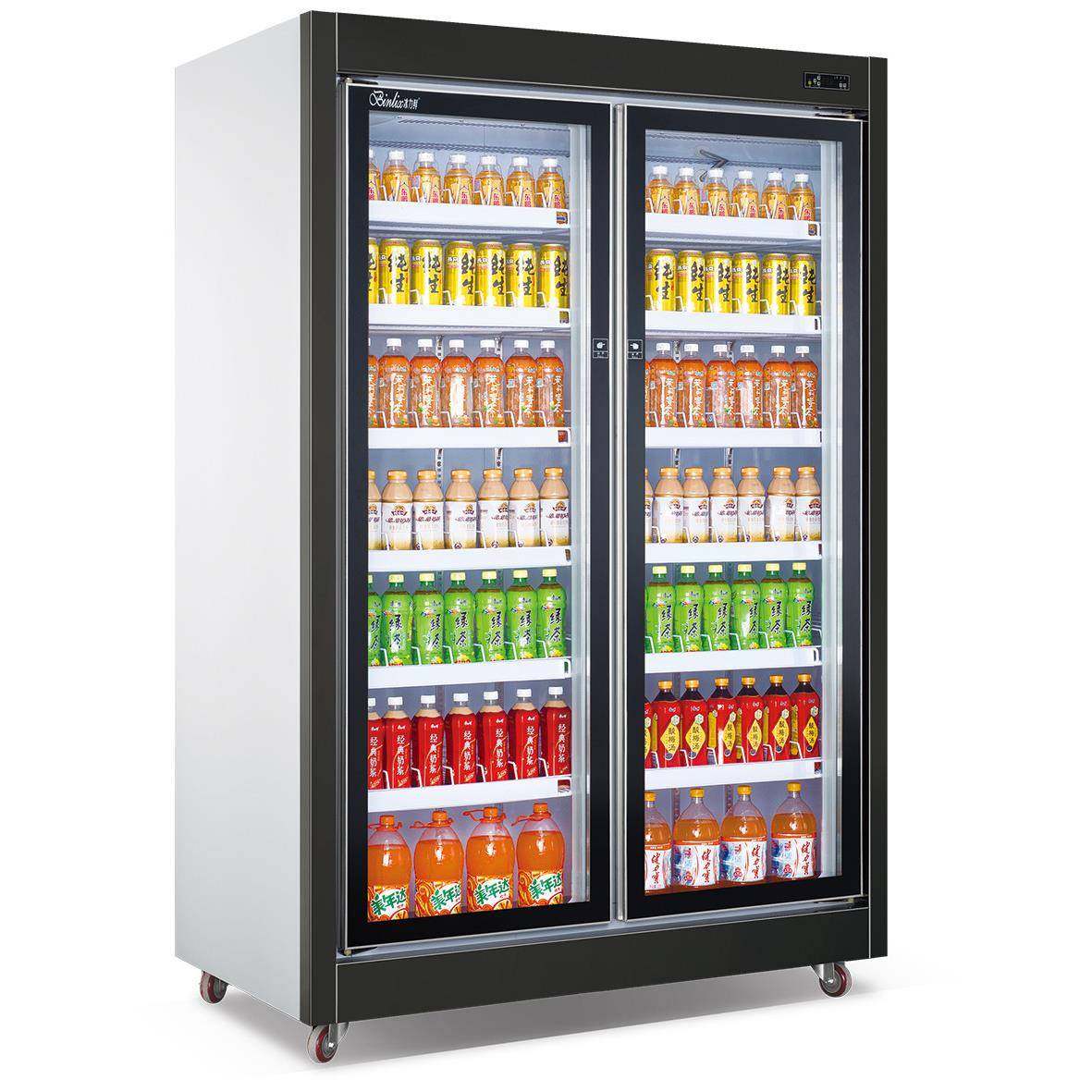 厂家直销超市便利店百货饮料展示柜鲜花水果保鲜柜两门分体,淘宝优惠券,粉丝福利购,淘宝优惠卷