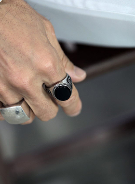 BytheR男女外科钢日韩戒指