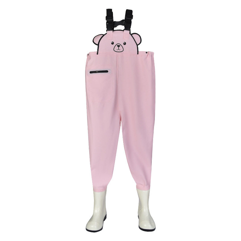 下水裤新型儿童玩水涉水幼儿园防水衣服赶海男女小孩雨鞋抓鱼雨裤,淘宝优惠券,粉丝福利购,淘宝优惠卷