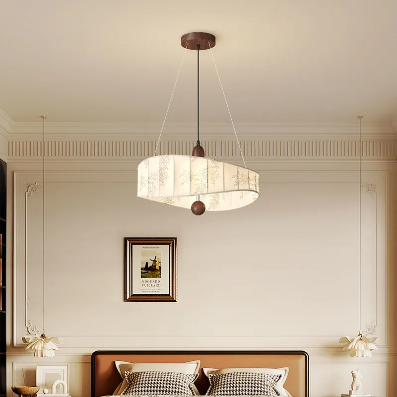 宋代美学吊灯餐厅卧室书房诧寂风艺术吧台餐桌灯饰古朴布艺灯罩,淘宝优惠券,粉丝福利购,淘宝优惠卷