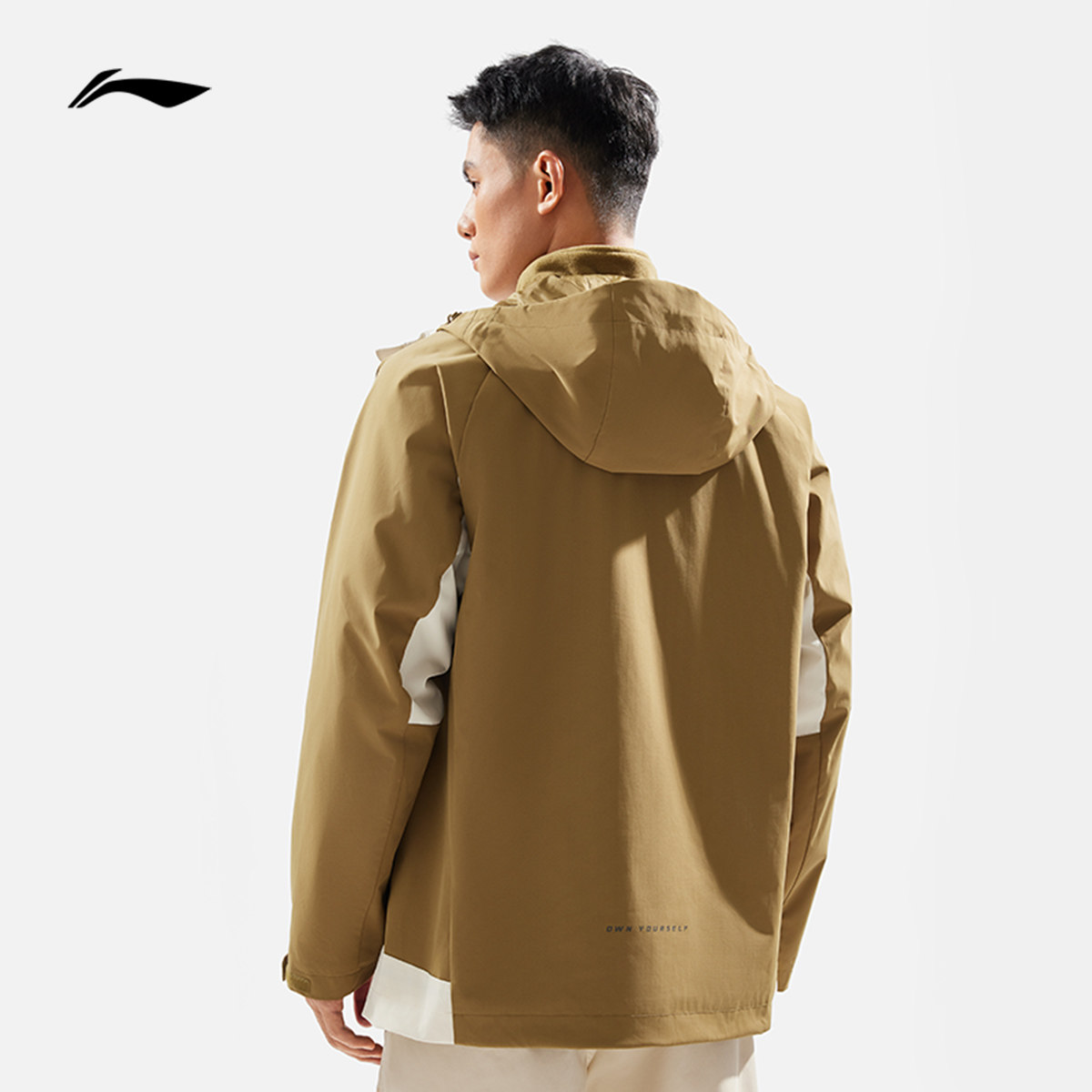 李宁三合一运动风衣男女2024冬季加绒防风外套AWBU009/010/031LL - 图2