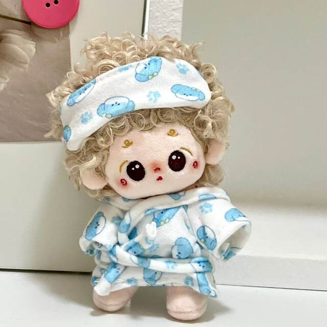 20cm10cm cotton doll clothes sleep bag doll pajamas set panda toy doll dress up summer
