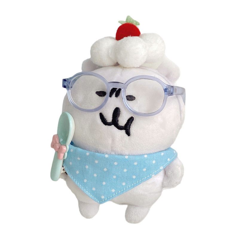 13cm自嘲熊番茄娃衣帽子眼镜可爱棉花娃娃装饰配件三角巾套装厂家,淘宝优惠券,粉丝福利购,淘宝优惠卷