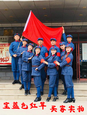 成人棉麻红军演出服新四军纯棉军装老粗布八路军衣服抗战影视服装 - 图2