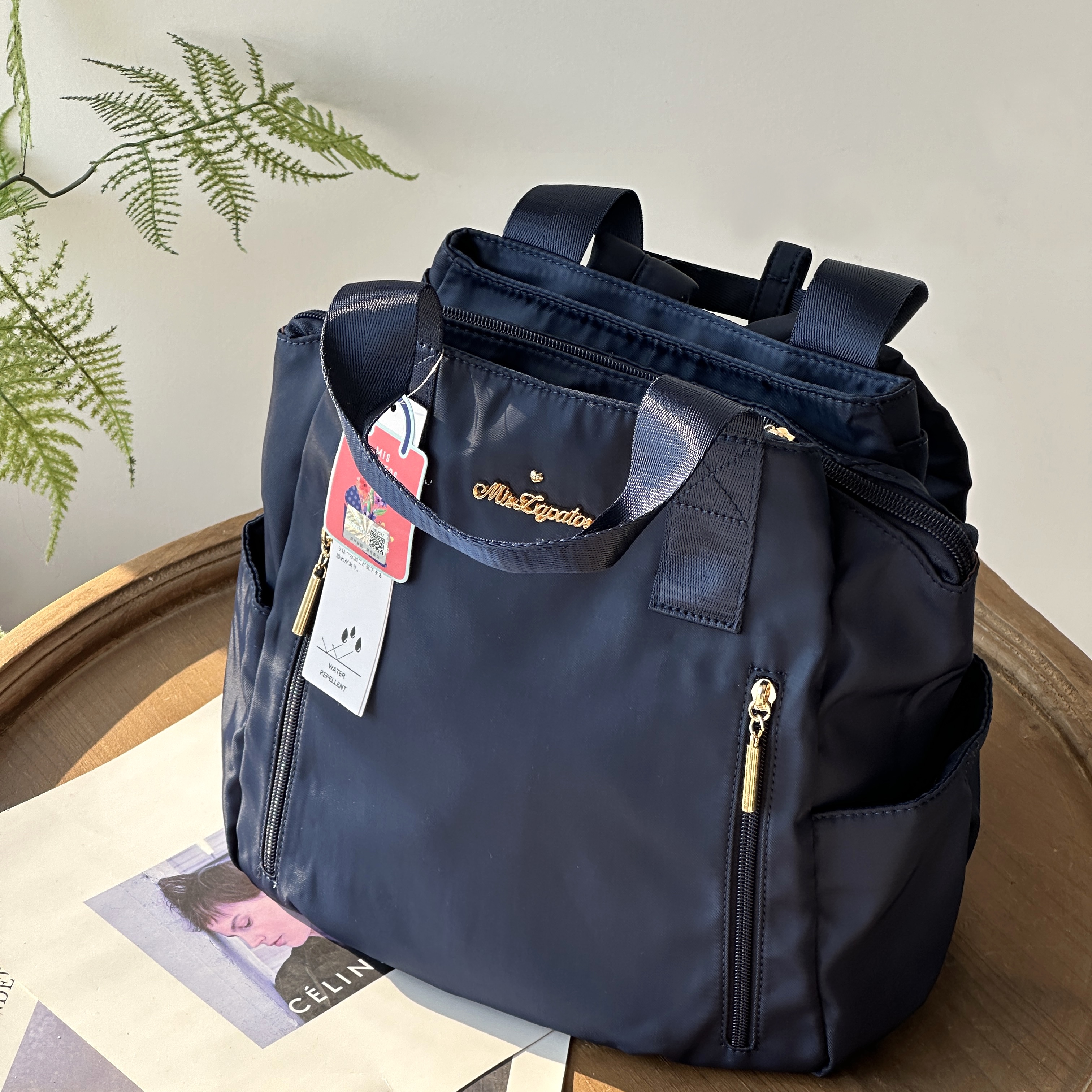 日本专柜正品MISZAPATOS轻便休闲背包手提包防水双肩包旅行女包包 - 图2