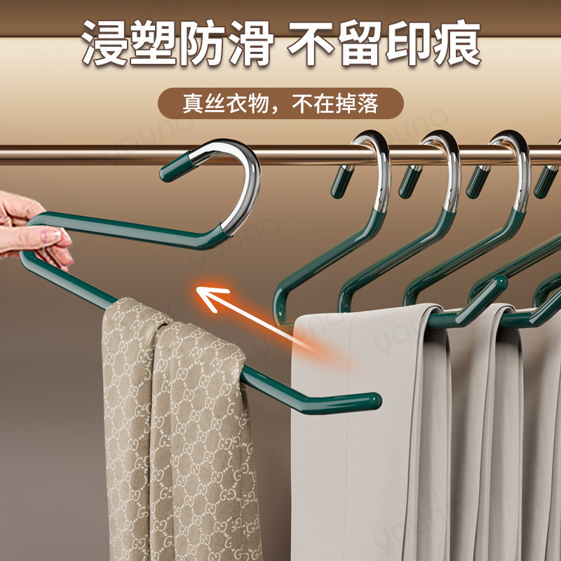 鹅型裤架家用挂裤子衣架专用无痕裤夹衣撑防滑宿舍衣柜内收纳神器,淘宝优惠券,粉丝福利购,淘宝优惠卷