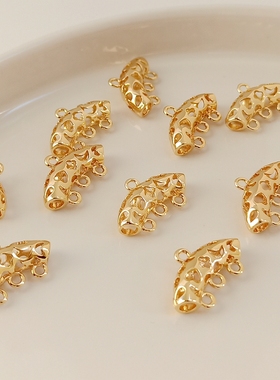 diy包金流苏发簪饰品配件吊坠