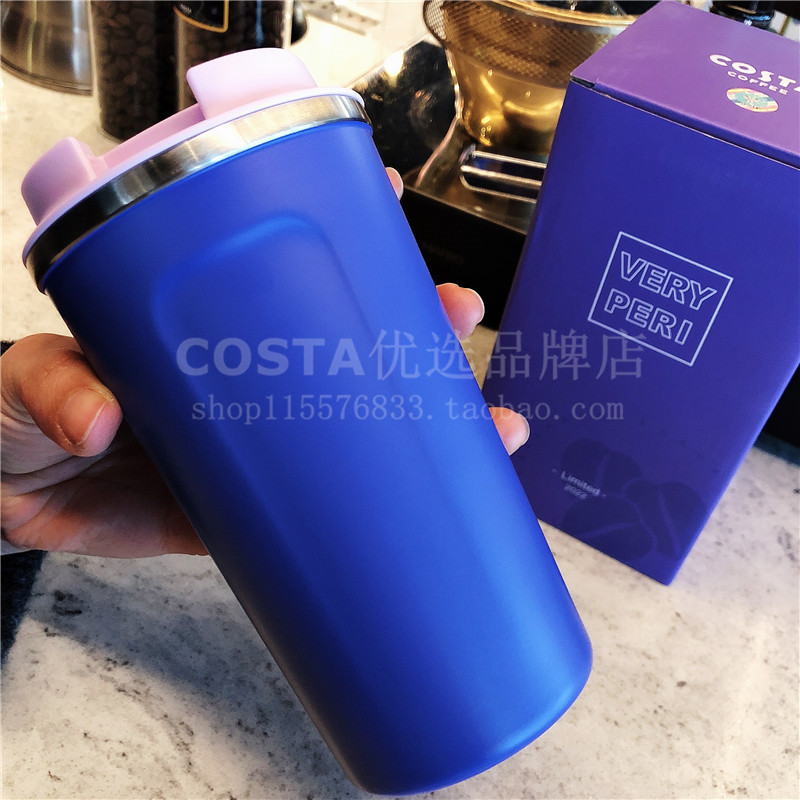 限定款costa经典咖啡杯便携保温随行杯316L不锈钢杯网红纯色水杯 - 图2