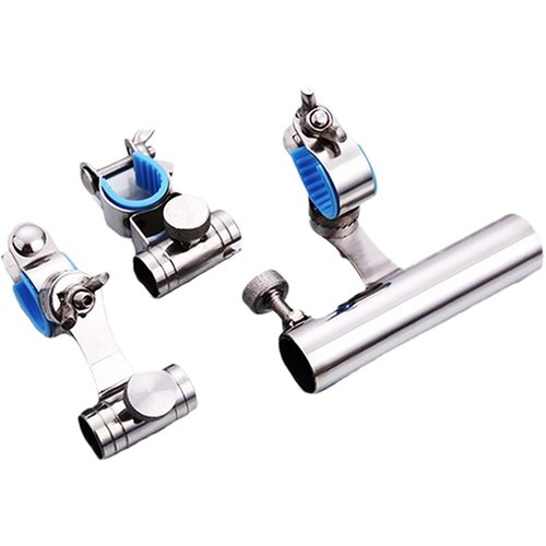 不锈钢加厚钓椅配件三件套支架炮台架鱼护架饵盘架钓鱼凳灯架伞架 - 图3