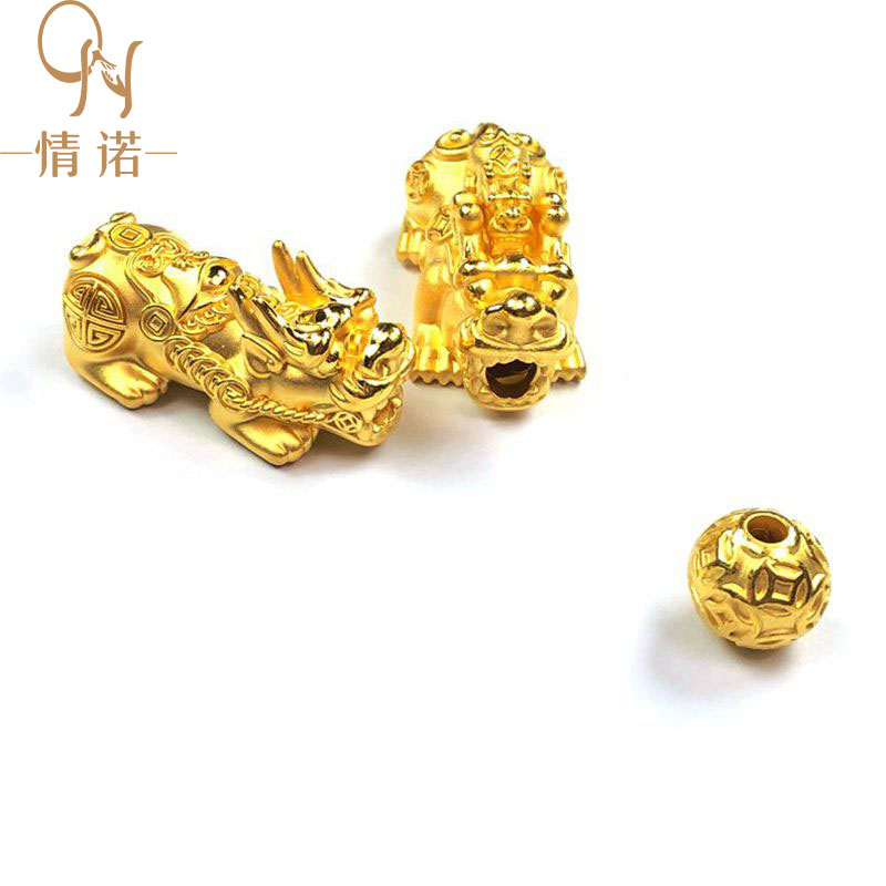 定制 足金 DIY 情诺黄金项链黄金戒指手镯黄金吊坠貔貅转运珠 9999 定制 足金 DIY 情诺黄金项链黄金戒指手镯黄金吊坠貔貅转运珠 9999