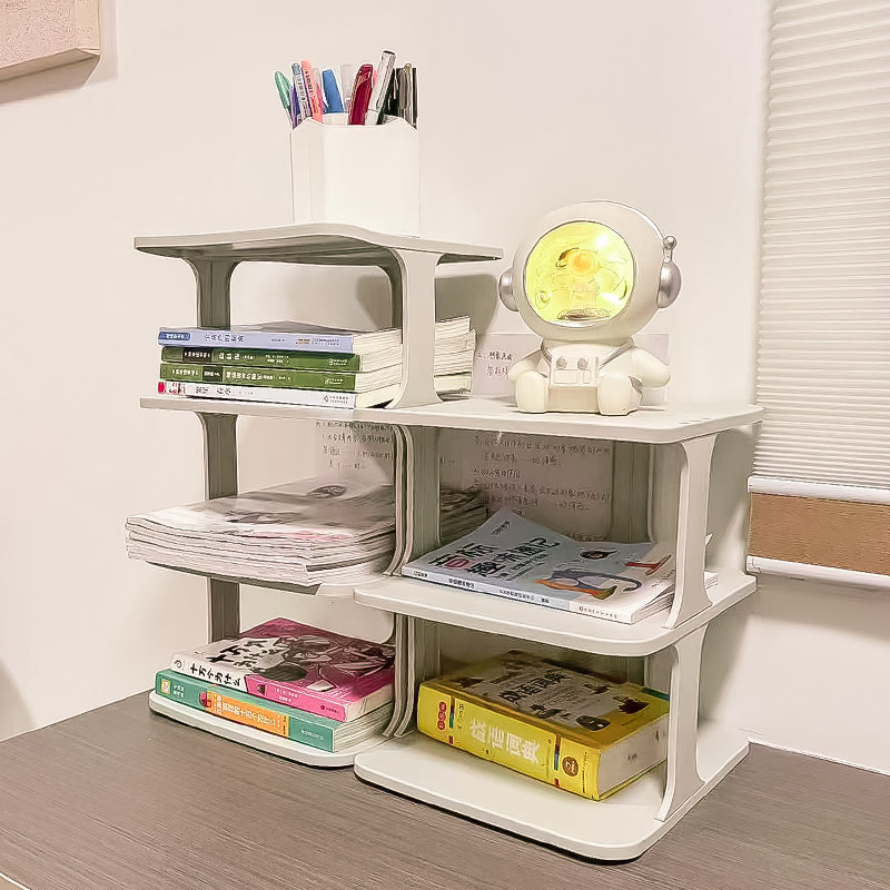 书架桌面置物架卧室办公室桌上小型多层架子客厅书桌收纳简易书架,淘宝优惠券,粉丝福利购,淘宝优惠卷