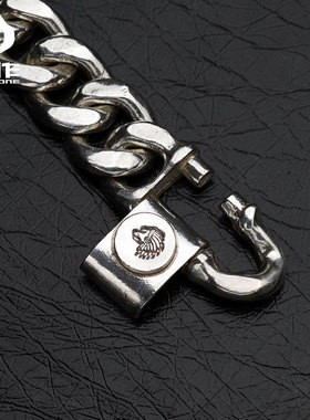 灵作银饰纯手工制作925纯银粗犷