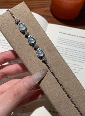 天然翡翠葫芦手链S925纯银女款高级轻奢手链送朋友礼物送证书礼盒